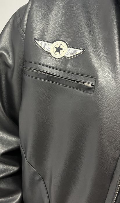 Куртка КОЖА идеал, XL, usa airforse байкерская авиатор