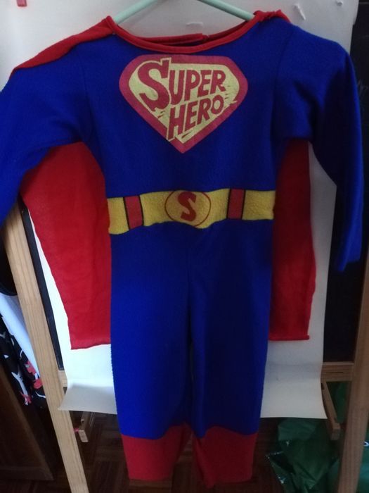 Fato super hero criança