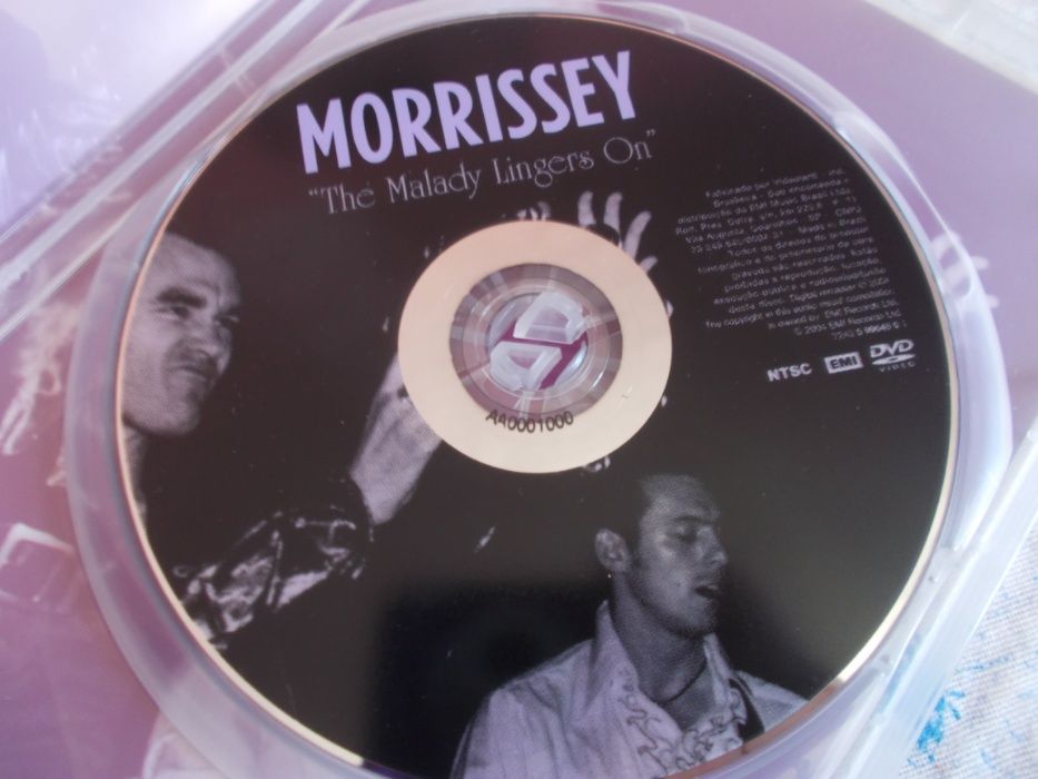 Morrissey dvd The malady lingers on edição brasil