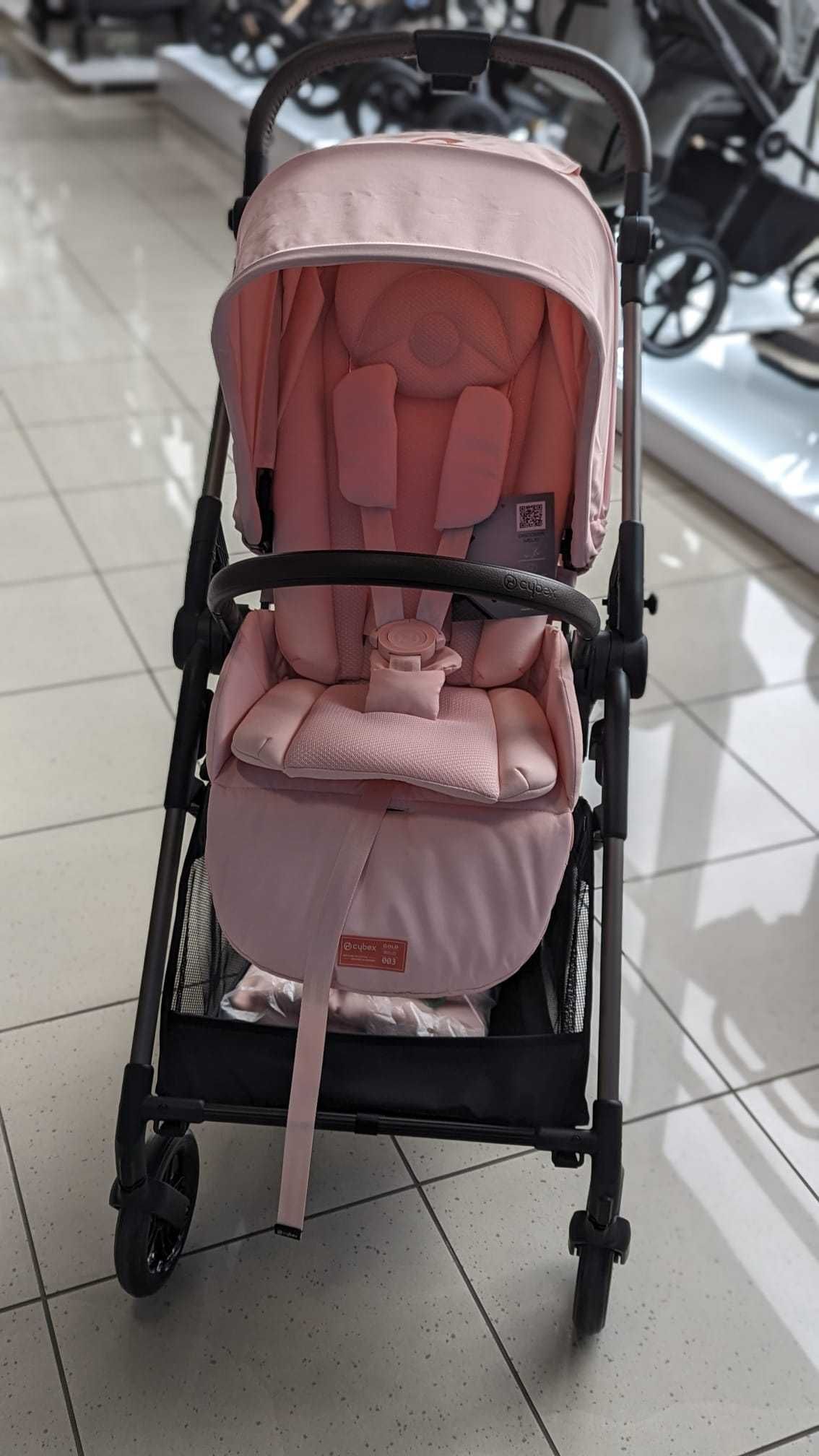 Spacerówka  Cybex Melio | Hibiscus Red + uchwyt na kubek Cybex