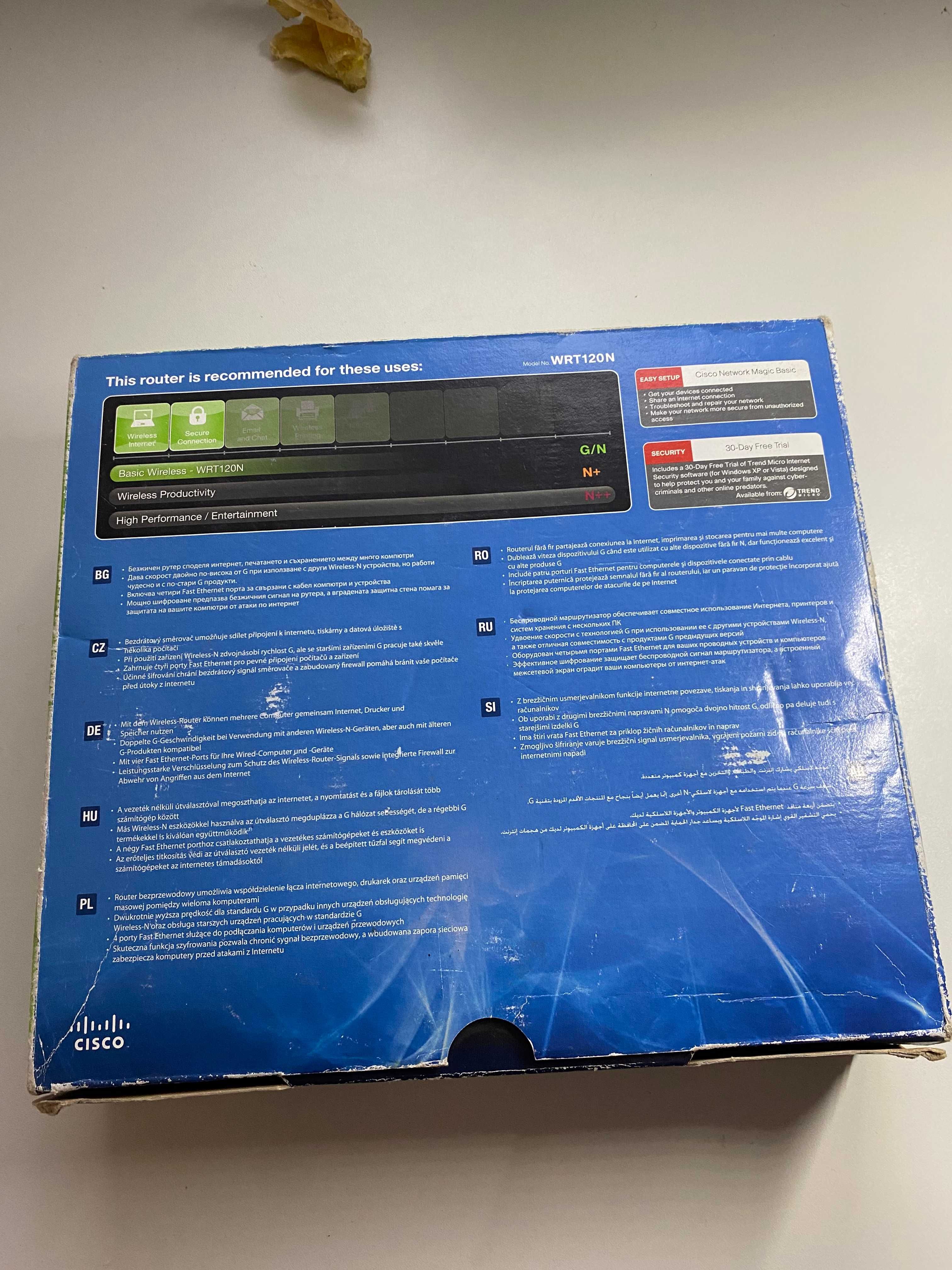 Router Linksys Cisco WRT 120N
