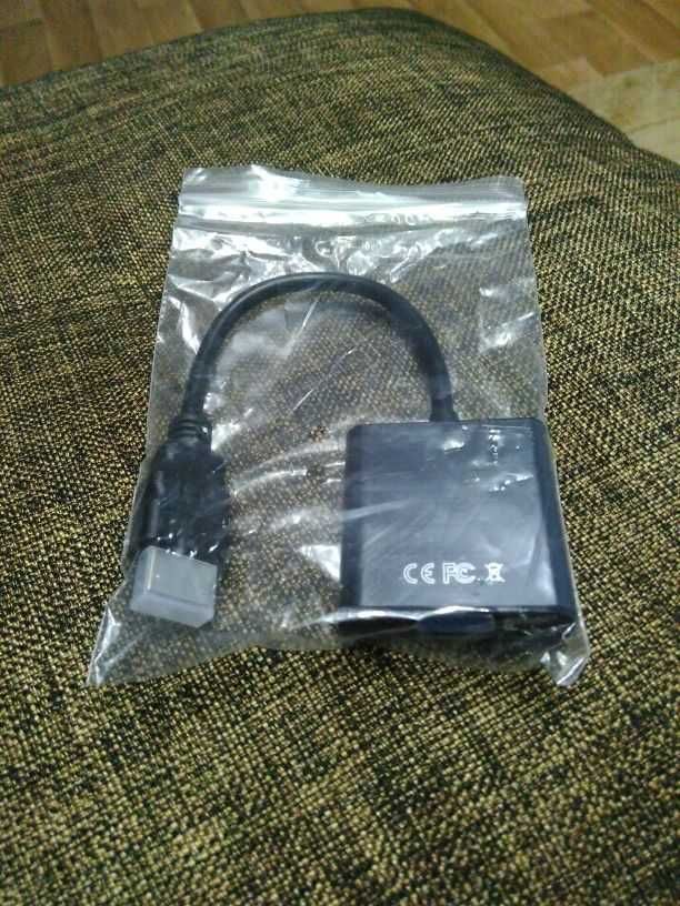 NOVO - Adaptador HDMI para VGA - LEVE 3 PAGUE 2