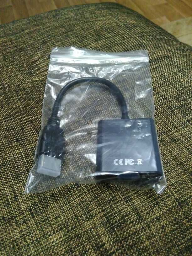 PC - Adaptador HDMI para VGA - NOVO