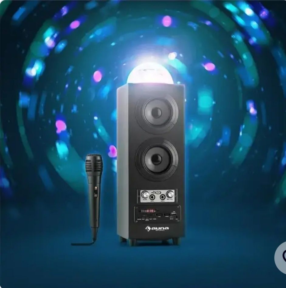 Bluetooth-колонка Auna DiscoStar Black 2.1 (10028847) портативный