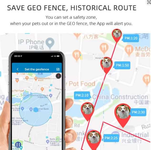 GPS-трекер для тварин TKSTAR Pet TK911 2G GSM, водонепроникний IP67