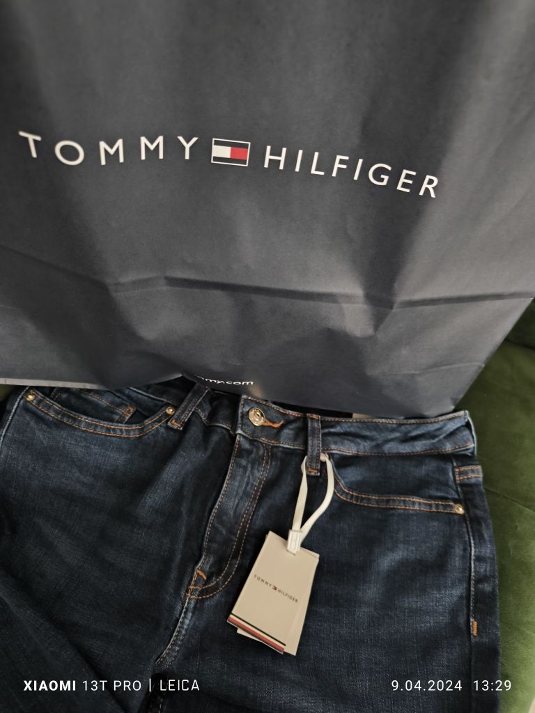 Mega okazja. Nowe, oryginalne jeansy Tommy Hilfiger 28/32.