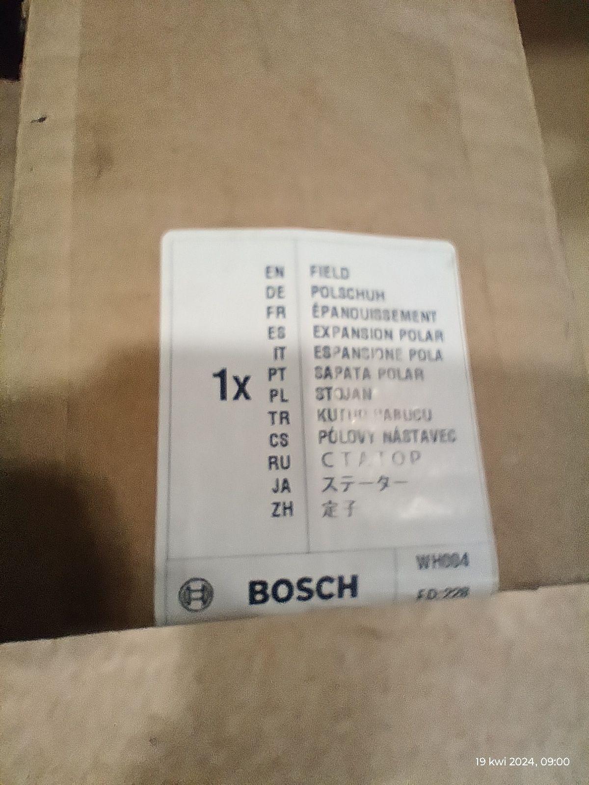 Stojan Bosch 1.604.220.467 do szlifierki GWS 24-180 JH nowy oryginalny