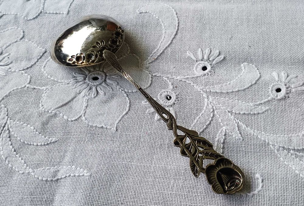 Łyżka posrebrzana Antiko 100 „Róża z Hildesheim”