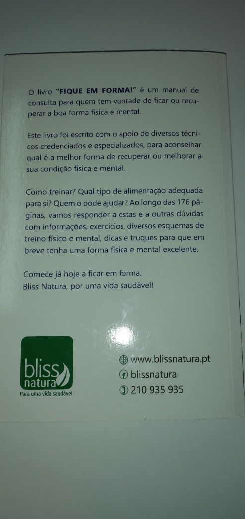 Livro "Fique em Forma!"