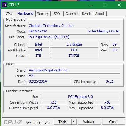 Gigabyte H61MA-D3V, Intel Core i5 3470, 2x4 GB ОЗУ