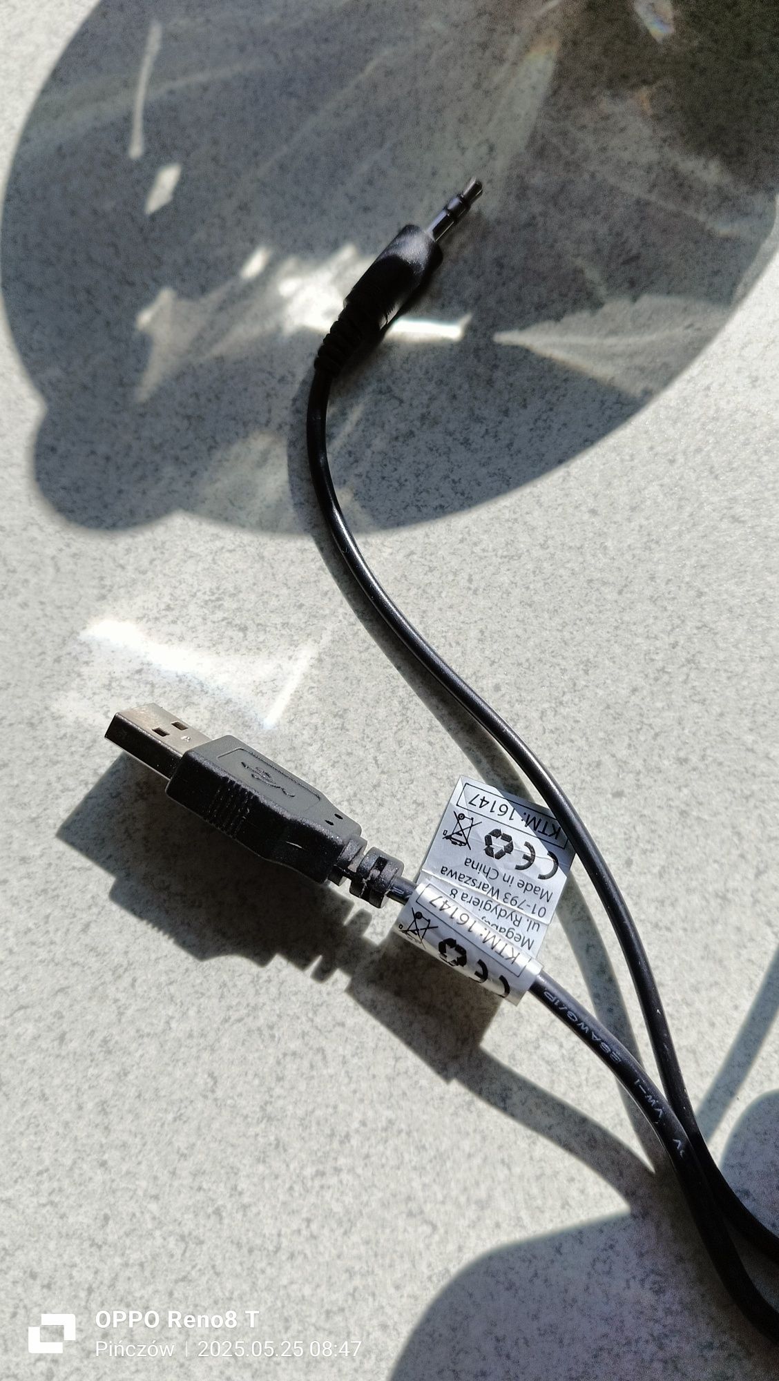 Składane słuchawki nauszne z kablem na mini jack!