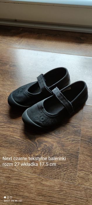 Next tekstylne balerinki rozm 27
