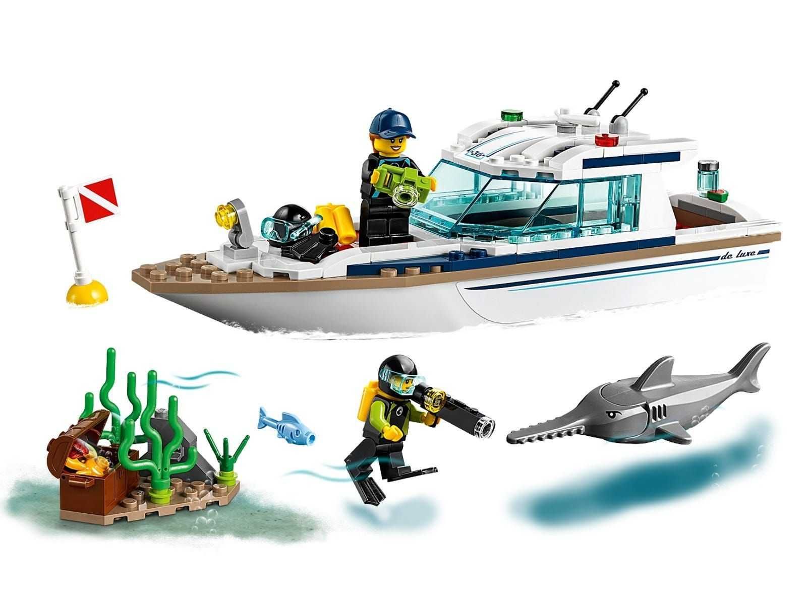 LEGO 60221 CITY Jacht łódź łódka