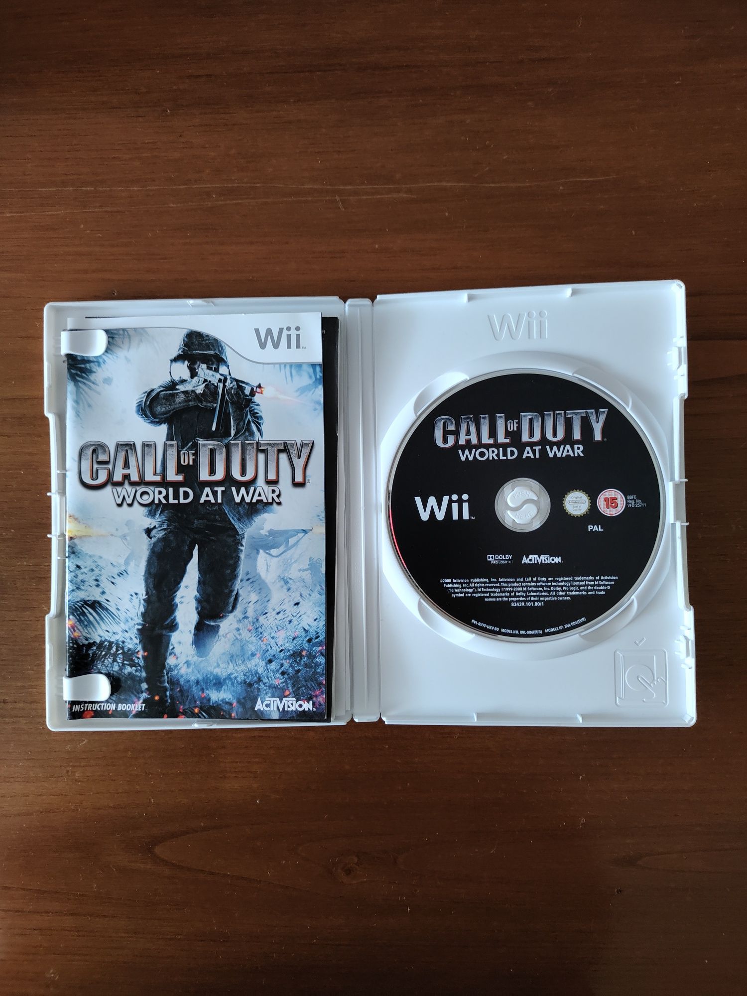 Jogo Wii - Call of Duty World at War (portes de envio inclu. no preço)