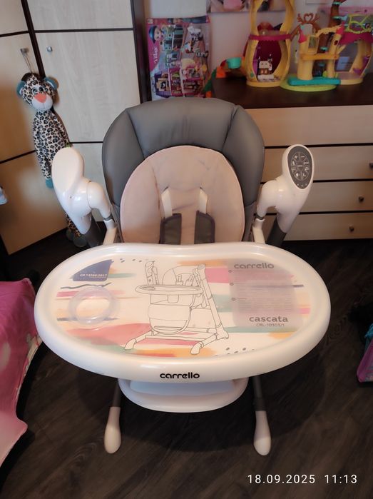 Стульчик- качеля для кормления carrello cascata