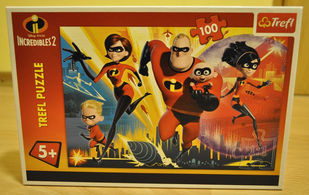 Puzzle INCREDIBLES 2 INIEMAMOCNI Trefl 5+ 100 elementów