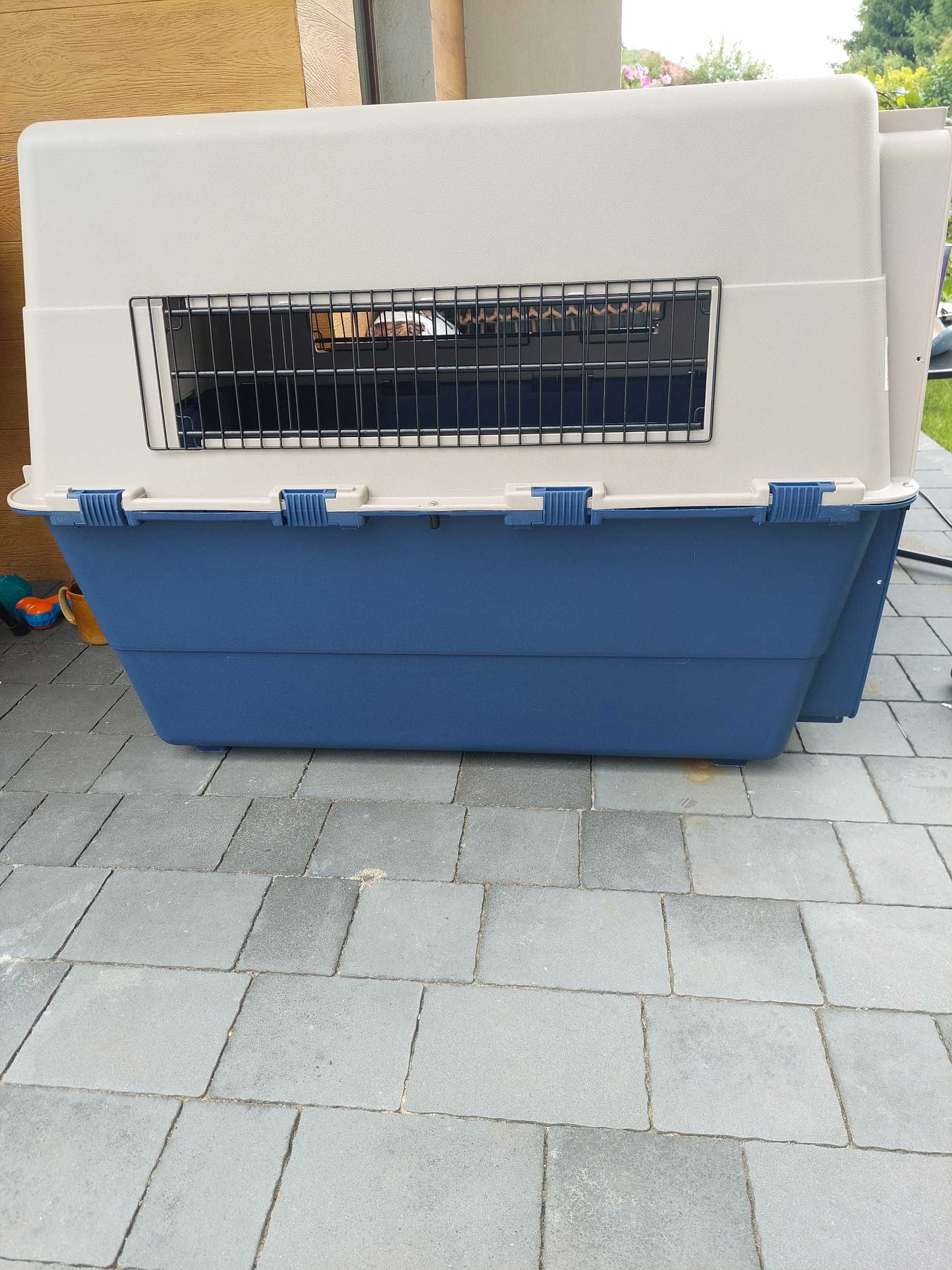 Duzy Transporter Klatka dla zwierzat 100x65x75 Raz uzyty