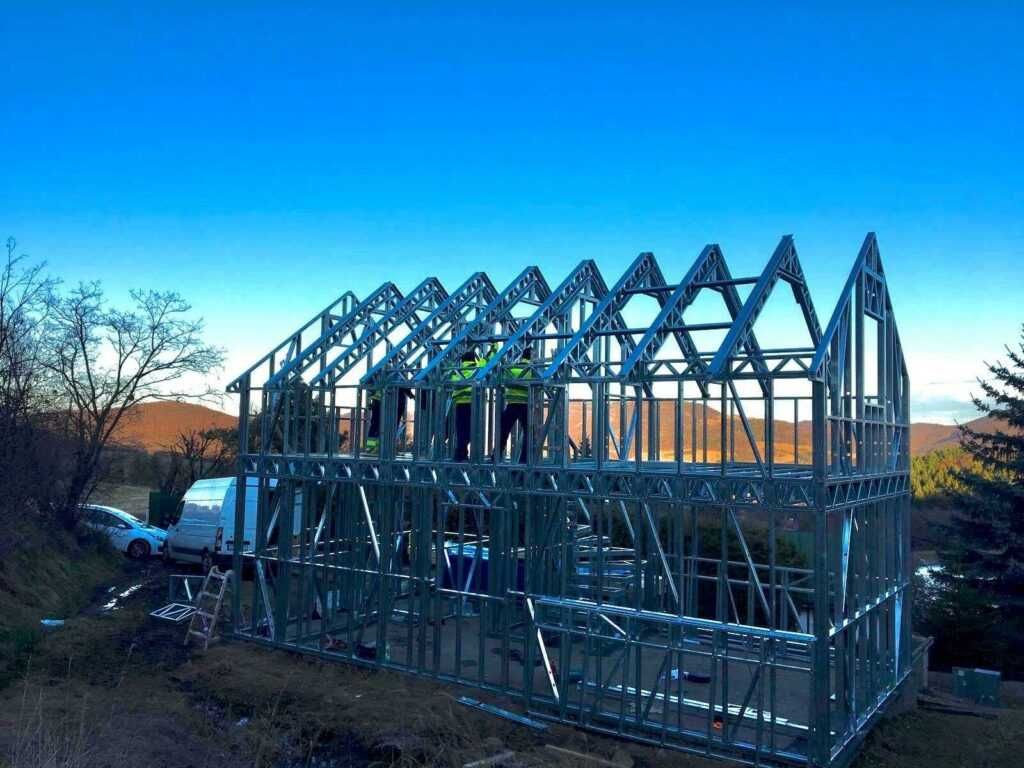 Domek całoroczny STODOŁA na konstrukcji stalowej 47,4m2