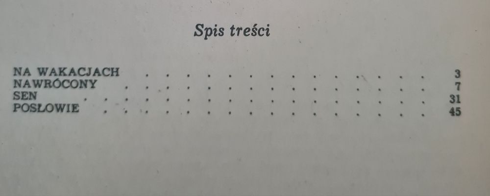 Na wakacjach, Nawrócony, Sen - Bolesław Prus