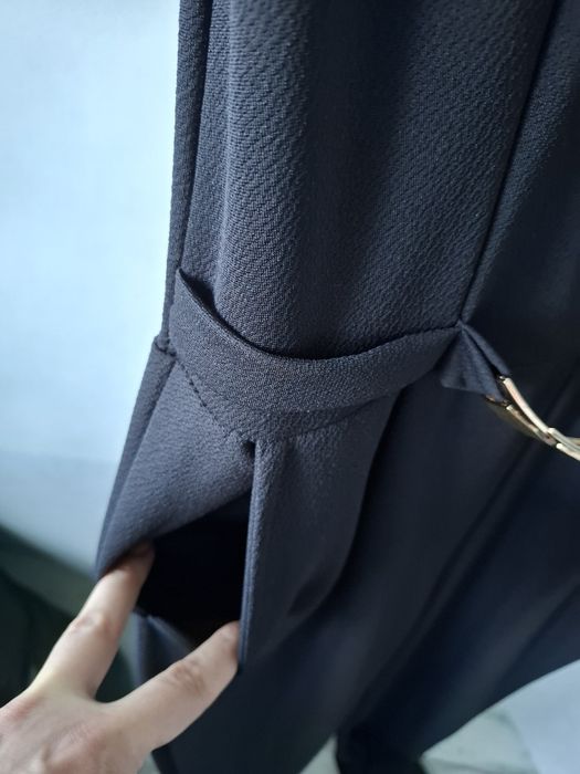 Kombinezon czarny L z paskiem