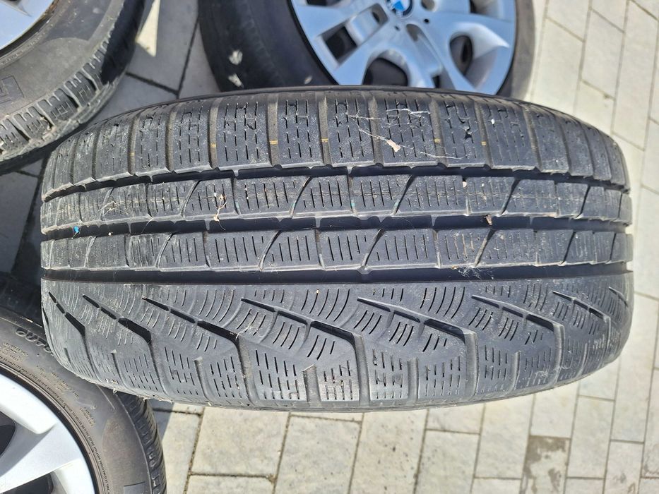 KOMPLET Opony zimowe 225x50x17 felgi stalowe plus kołpaki BMW