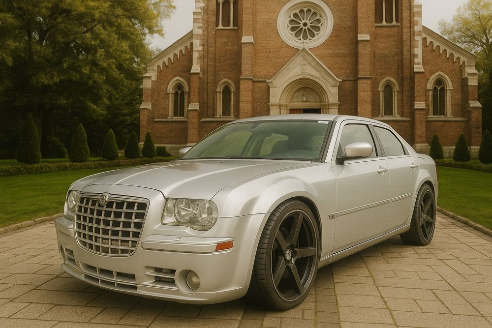 Samochód do ślubu Chrysler 300C SRT8 wynajem przejazdy teledyski