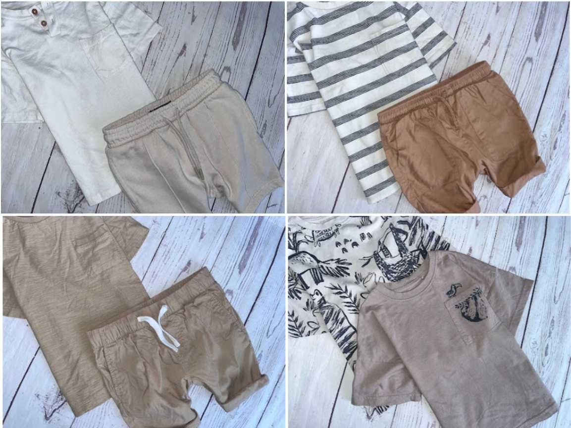 r.104-110 Mega paka 58szt zestaw ubranek dla Synka chłopca adidas zara
