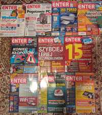 14 numerów czasopisma „Enter” (lata 2002-06)