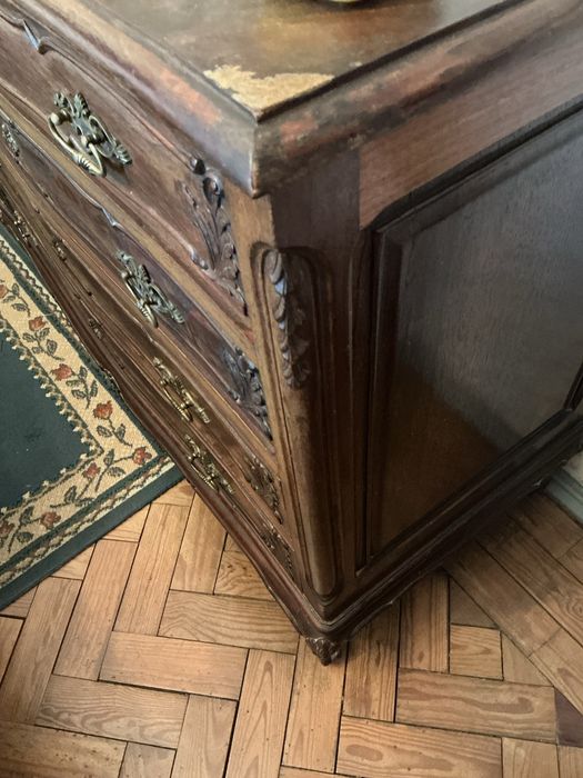 Mobília completa de quarto de madeira