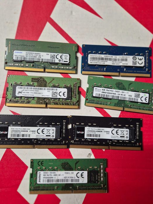 memórias DDR4 varias velocidades e marcas, valor unitário