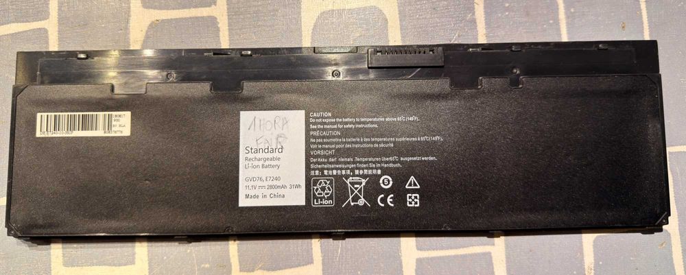 Dell Latitude E7240 - Bateria Usada