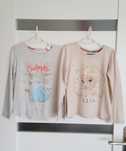 2 bluzki Disney ksiezniczki H&M YD r.110-116cm 5-6lat