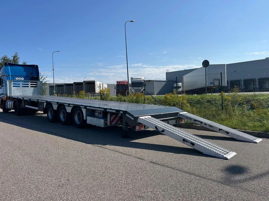 Lag Mega  Platforma Mega , niskopodwoziowa, skos, najazdy, twist lock.