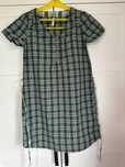 Krótka bawełniana sukienka w kratkę Pepe Jeans XS