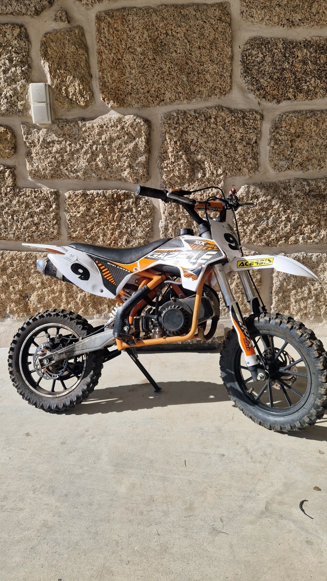 Mini Mota de Cross para criança de 5 anos