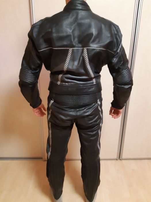 Skórzany kombinezon motocyklowy 52