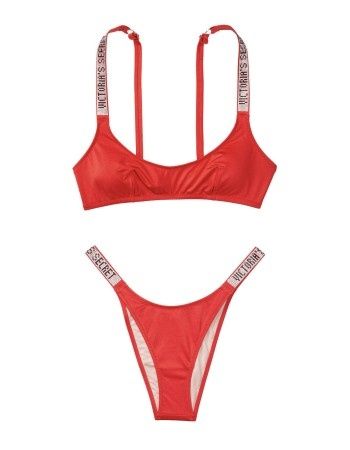 Купальник VS Shine Strap Tulum Scoop Swim Top & Brazilian