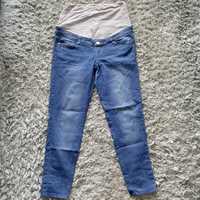 Spodnie ciążowe jeansy dżinsy rurki niebieskie Esmara 38/40