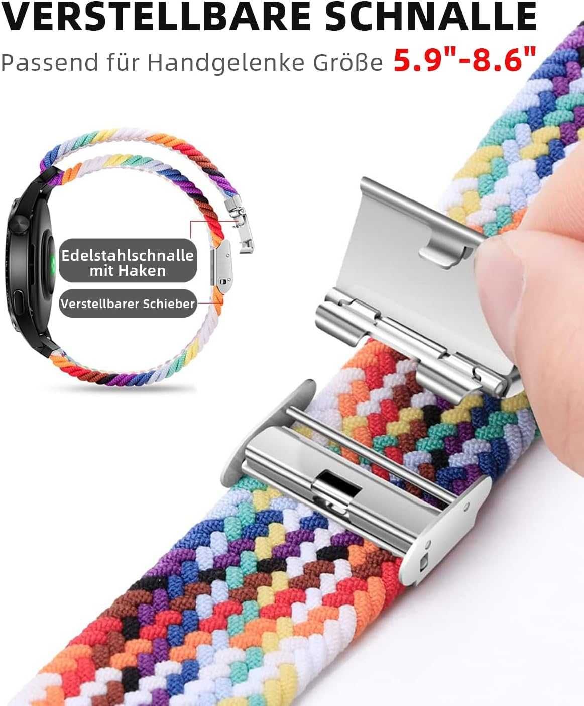 Regulowany pasek do zegarka Google Pixel Watch 2/3 41 mm NIEBIESKI