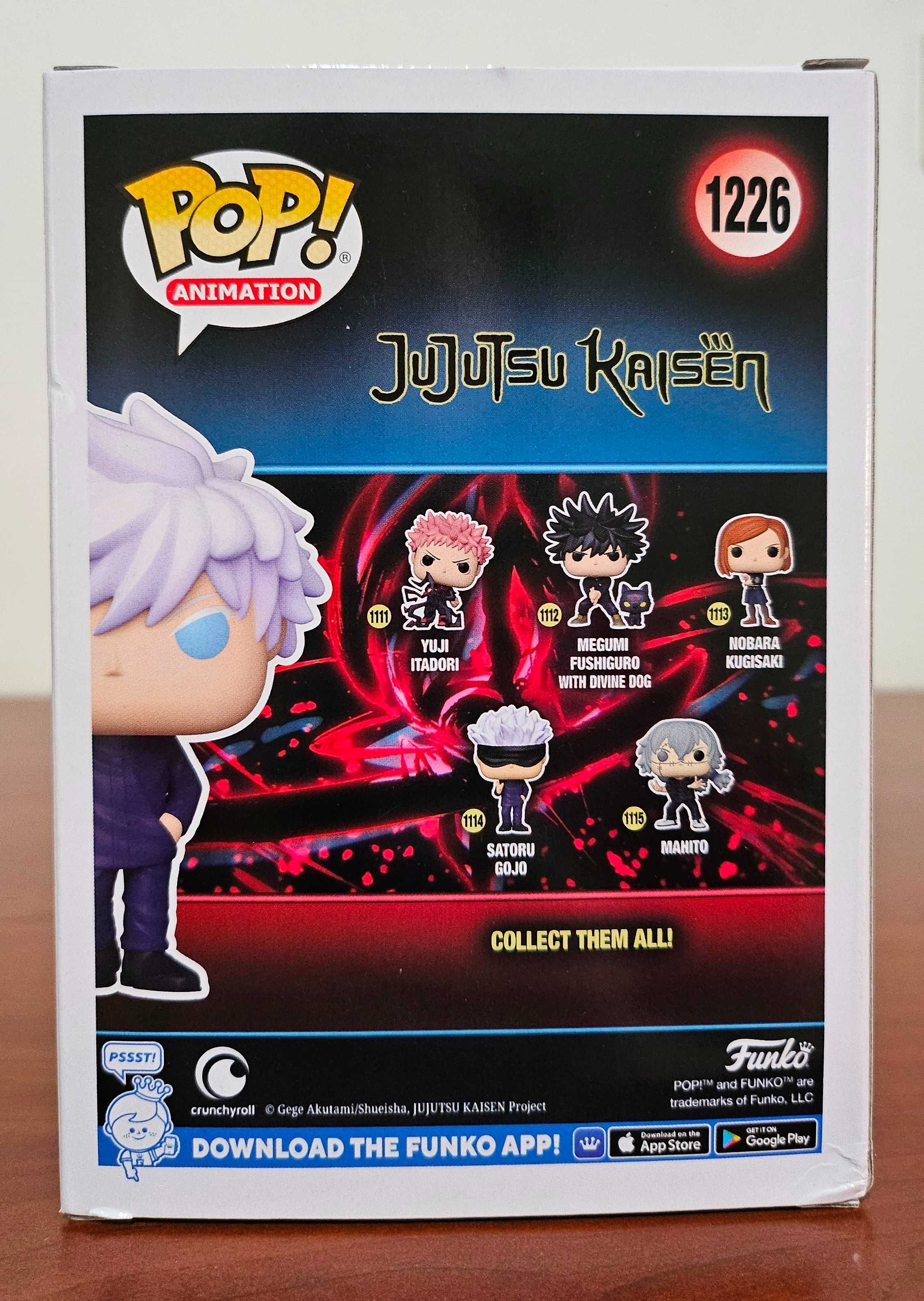 Funko Pop Animation 1226 Jujutsu Kaisen Satoru Gojo Limited Edition