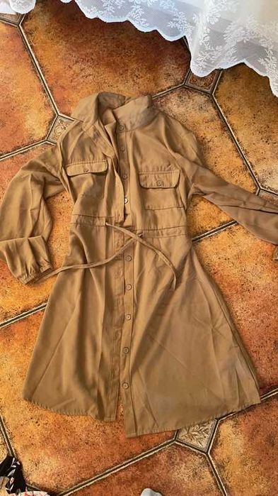 Sukienka karmelowa 36 Janina zakupiona w KIK