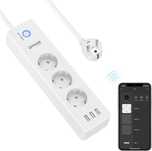 Listwa zasilająca Smart WiFi z 3 wtyczkami i 3 portami USB