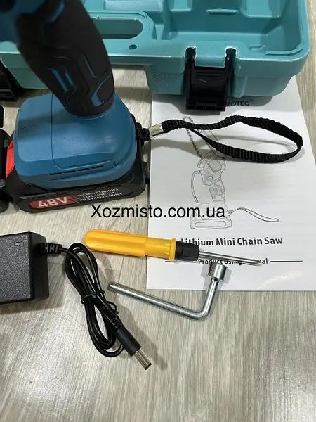 Акумуляторна мініпилка ланцюгова Німечіна (48V, 4 Аh)Гілкоріз 6 дюймів