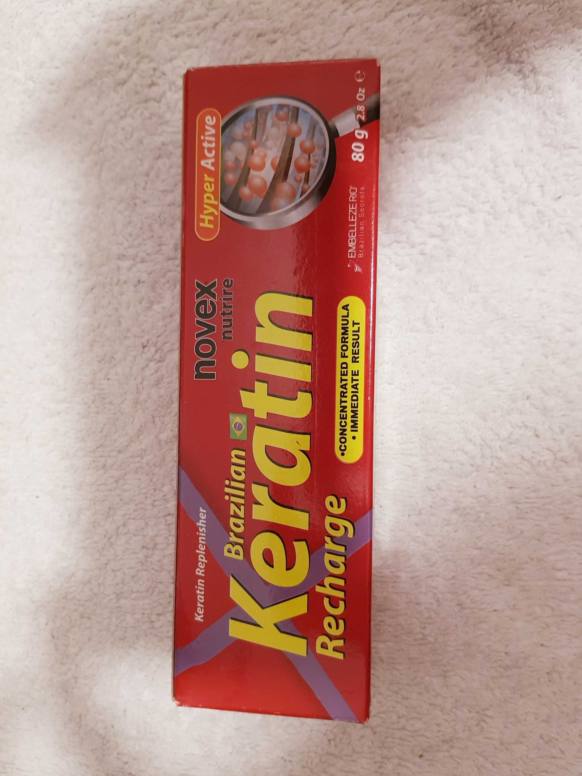 Novex Brazilian Recharge Keratin Brazylijska Keratyna 80g