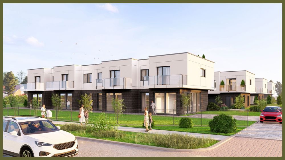 Nowoczesny dom szeregowy 104m² | Okolice Warszawy | Garaż w cenie
