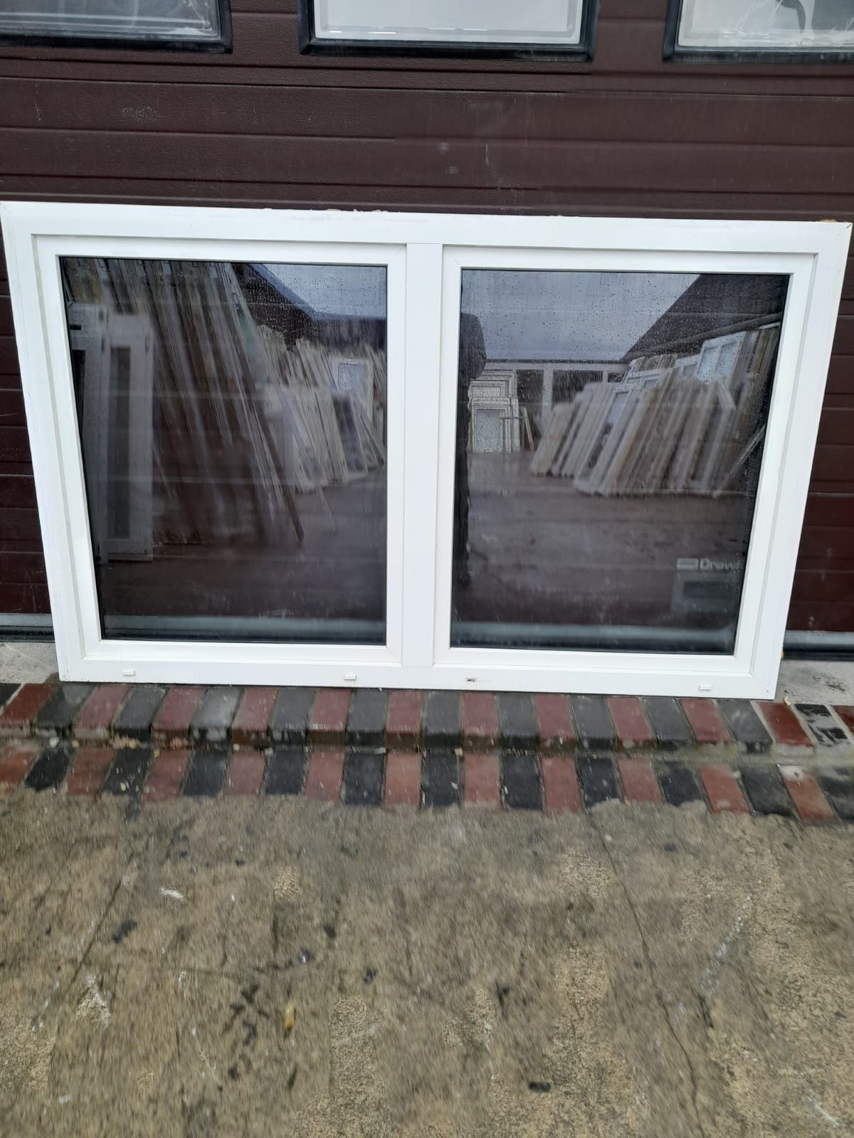 Okna 210x130 Niemieckie okno używane białe pcv DOWÓZ CAŁY KRAJ