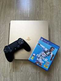 PS4 Slim ZŁOTA UNIKAT Playstation 4 Limited Edition pad gra