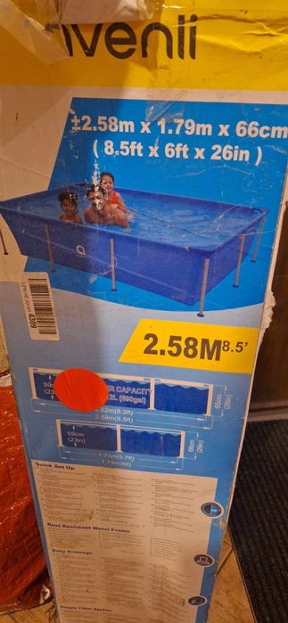 Basen kąpielowy składany