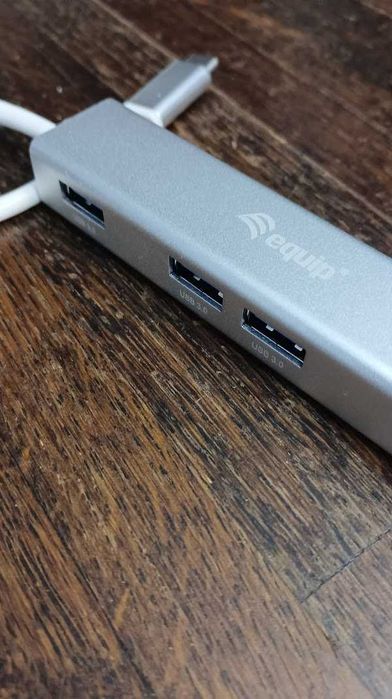 Cabo de rede USBC com 3 Portas USB3