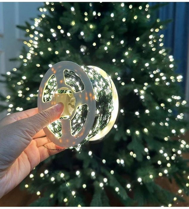 Гірлянда роса 50 м , 100 м , 30 м. Кінський хвіст, мішура